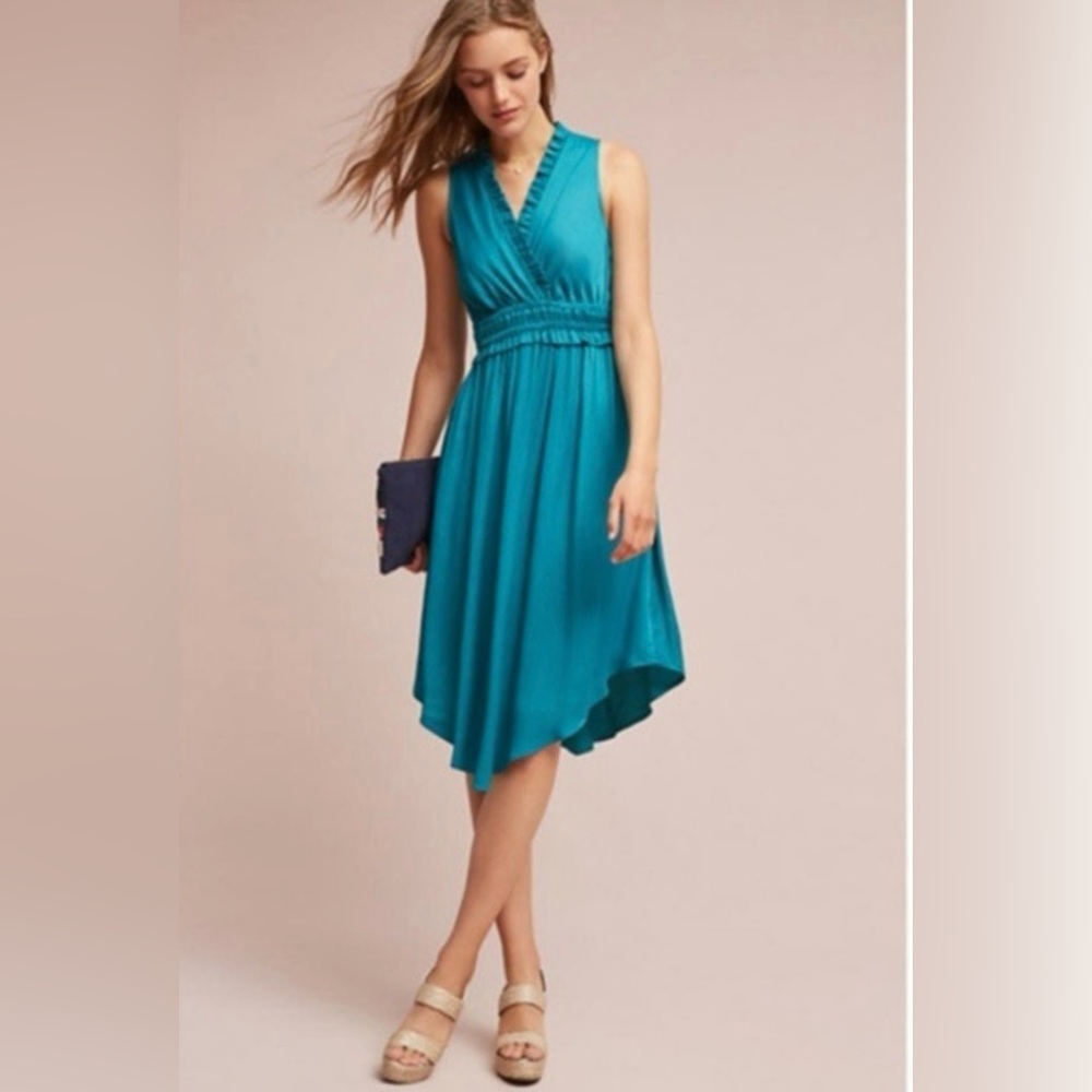 Maeve La Havana Crinkle Midi Dress